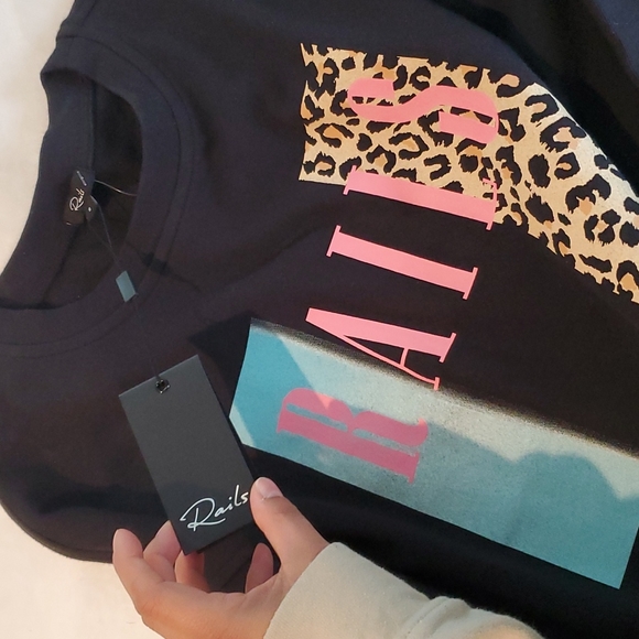 RAILS Alice neon rails sweatshirt - Picture 7 of 8